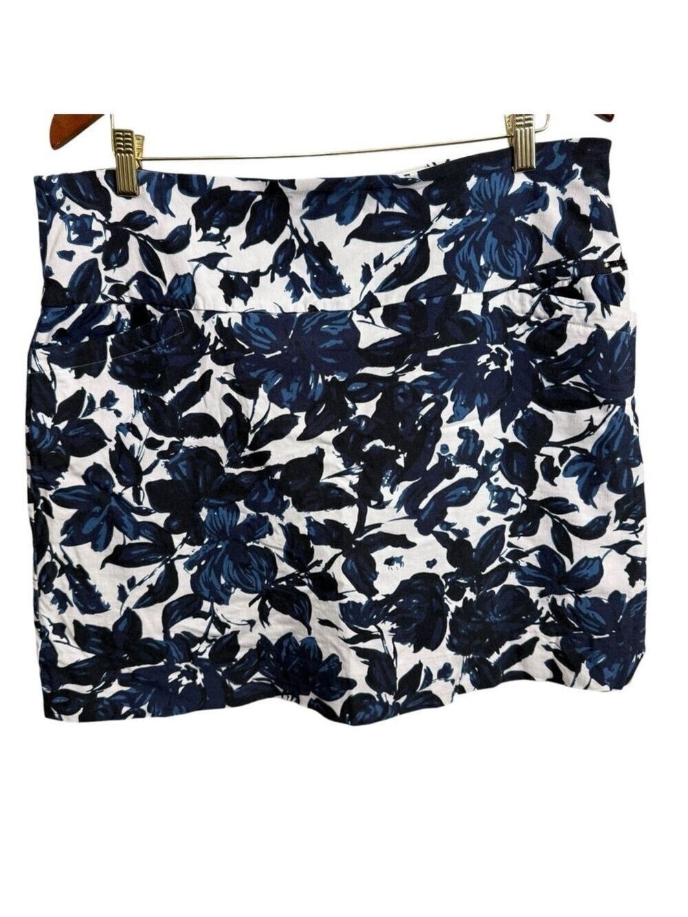 S.C.&CO. Sport‎ Skirt XL Blue Floral